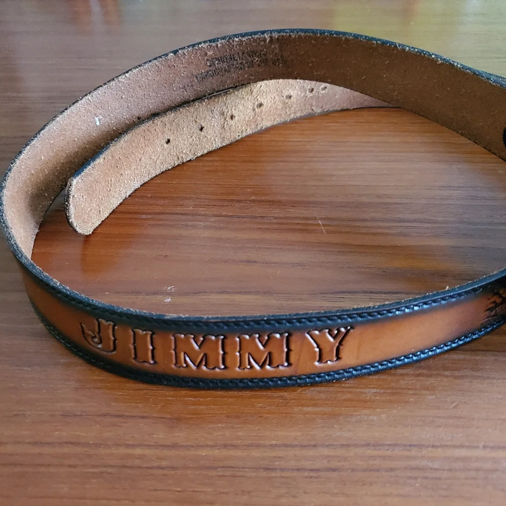 Vintage Western Style Leather belt xl - Picture 5 of 10